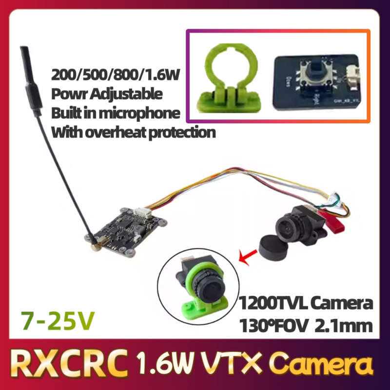 RXCRC 5.8G Module 48CH 1.6W VT - đánh giá và giá Drone Camera