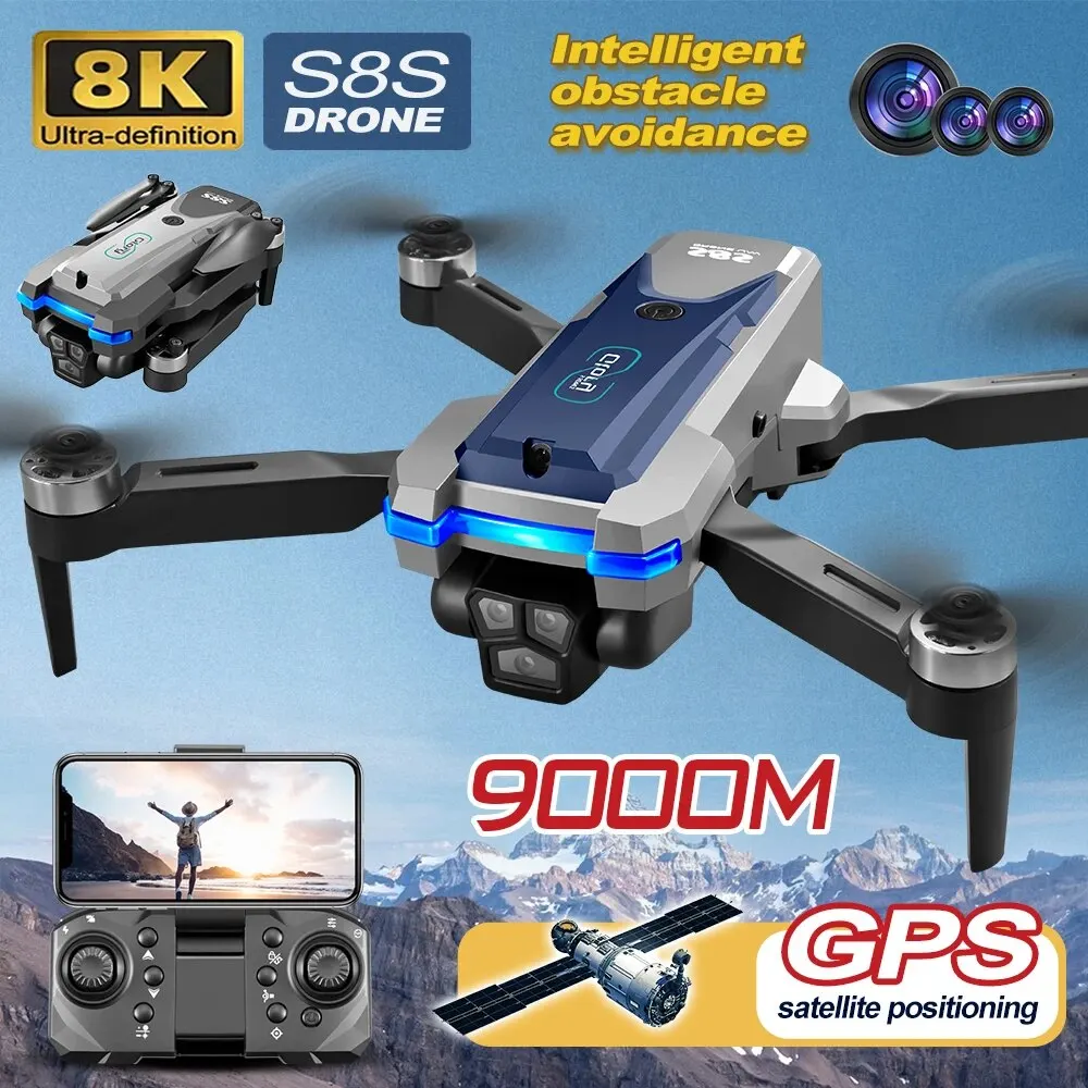 S8S GPS Drone 5G Wifi 8K HD Du - đánh giá và giá Drone Gps Module